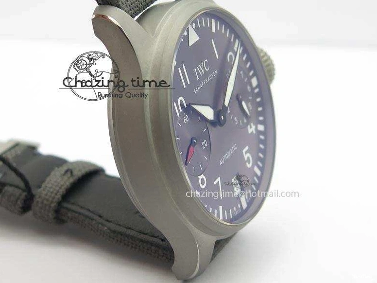 MIROTIME 0428 SunProtective Big Pilot Real PR IW500910 “Patrouille Suisse” ZF 1:1 Best Edition On Gray Nylon Strap 7278